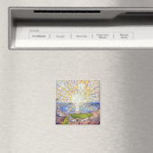 Edvard Munch - The Sun 1911 Magneet (Insitu (Vaatwasser))