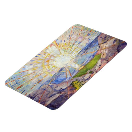 Edvard Munch - The Sun 1911 Magneet (Linkerzijde)