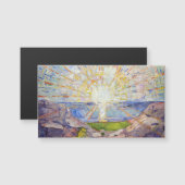 Edvard Munch - The Sun 1911 Magnetic Kaart (Voorkant / Achterkant)
