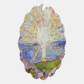 Edvard Munch - The Sun 1911 Ornament Kaart (Rechts)