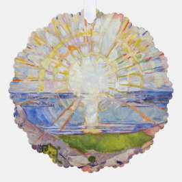 Edvard Munch - The Sun 1911 Ornament Kaart