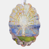 Edvard Munch - The Sun 1911 Ornament Kaart (Links)