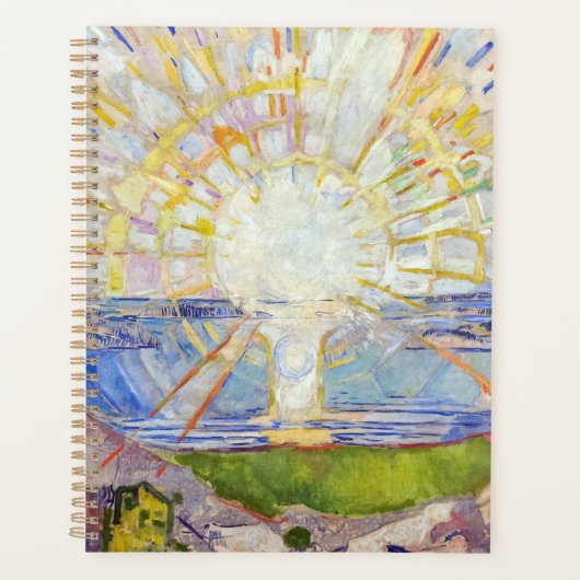 Edvard Munch - The Sun 1911 Planner (Voorkant)
