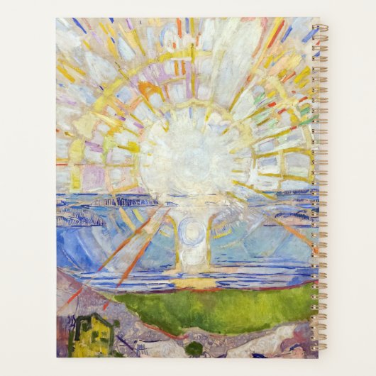 Edvard Munch - The Sun 1911 Planner (Achterkant)
