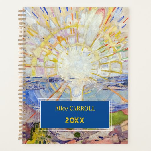 Edvard Munch - The Sun 1911 Planner (Voorkant)