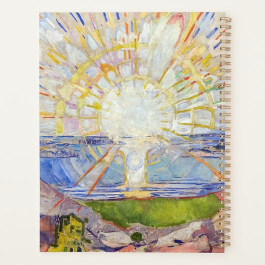 Edvard Munch - The Sun 1911 Planner (Achterkant)