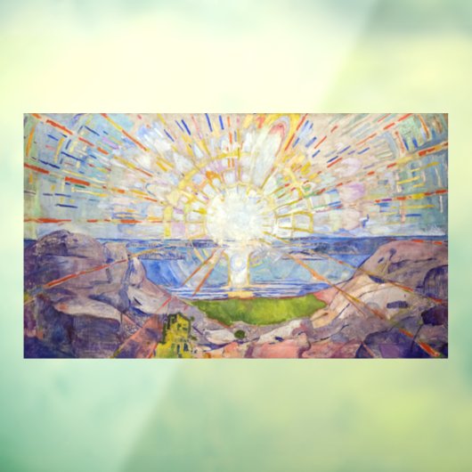 Edvard Munch - The Sun 1911 Raamsticker (Vel 3)