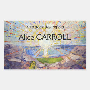 Edvard Munch - The Sun 1911 Rechthoekige Sticker