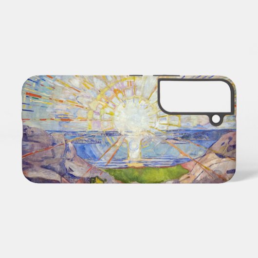 Edvard Munch - The Sun 1911 Samsung Galaxy Hoesje (Achterkant horizontaal)