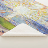 Edvard Munch - The Sun 1911 Sherpa Deken (3/4)