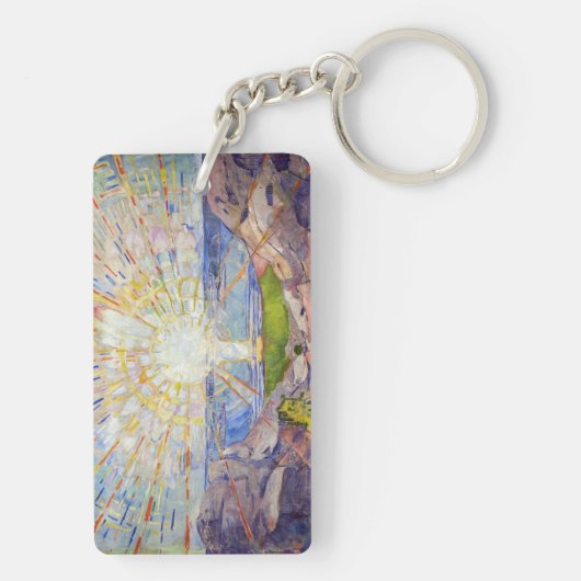 Edvard Munch - The Sun 1911 Sleutelhanger (achterkant)