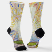 Edvard Munch - The Sun 1911 Sokken (Gebogen)