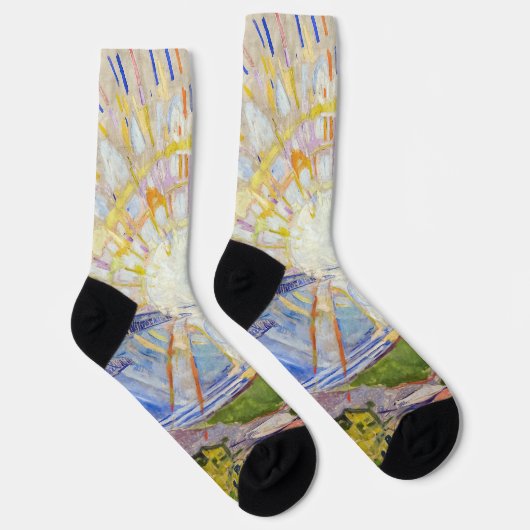 Edvard Munch - The Sun 1911 Sokken (Rechts)