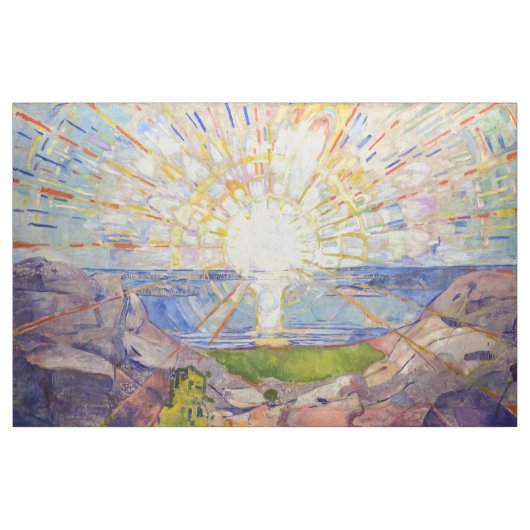 Edvard Munch - The Sun 1911 Stof (Yard (91,4 cm))