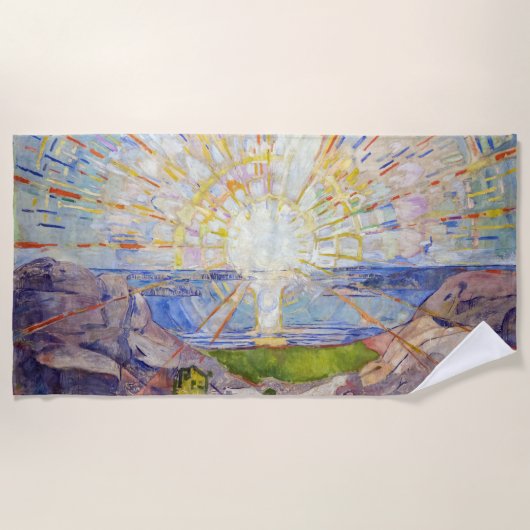 Edvard Munch - The Sun 1911 Strandlaken (Voorkant)
