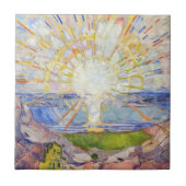 Edvard Munch - The Sun 1911 Tegeltje (Voorkant)