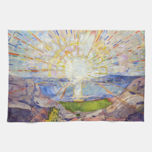 Edvard Munch - The Sun 1911 Theedoek