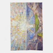 Edvard Munch - The Sun 1911 Theedoek (Verticaal)