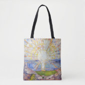 Edvard Munch - The Sun 1911 Tote Bag (Voorkant)