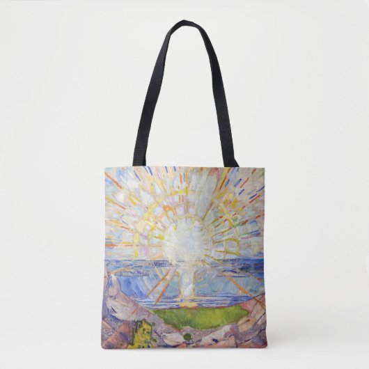 Edvard Munch - The Sun 1911 Tote Bag (Voorkant)