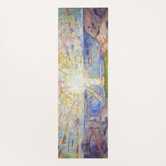 Edvard Munch - The Sun 1911 Yogamat (Achterkant)