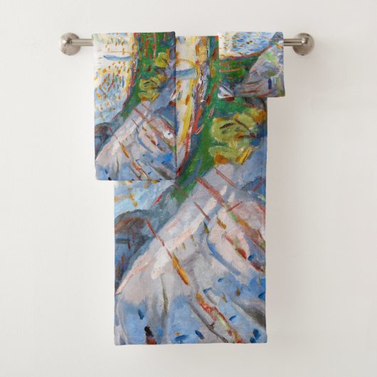 Edvard Munch - The Sun 1912 Bad Handdoek (Insitu)