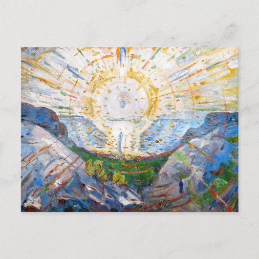 Edvard Munch - The Sun 1912 Briefkaart (Voorkant)
