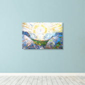 Edvard Munch - The Sun 1912 Canvas Afdruk (Insitu (Houten vloer))