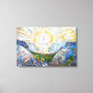 Edvard Munch - The Sun 1912 Canvas Afdruk