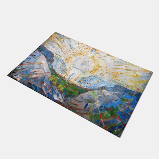 Edvard Munch - The Sun 1912 Deurmat (Schuin)