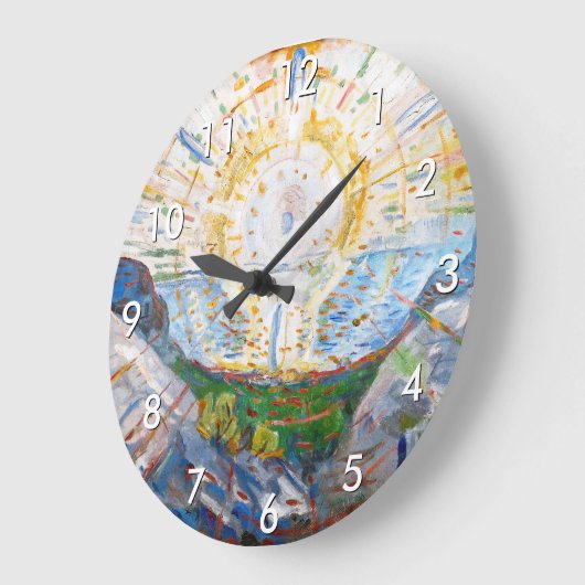 Edvard Munch - The Sun 1912 Grote Klok (Hoek)