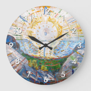 Edvard Munch - The Sun 1912 Grote Klok