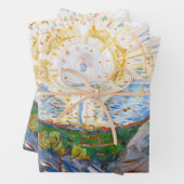 Edvard Munch - The Sun 1912 Inpakpapier Vel (In situ)