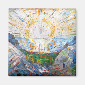 Edvard Munch - The Sun 1912 Magneet (Voorkant)