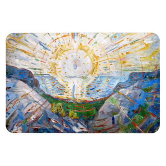Edvard Munch - The Sun 1912 Magneet (Horizontaal)