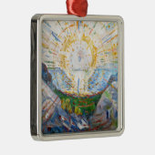 Edvard Munch - The Sun 1912 Metalen Ornament (Rechts)