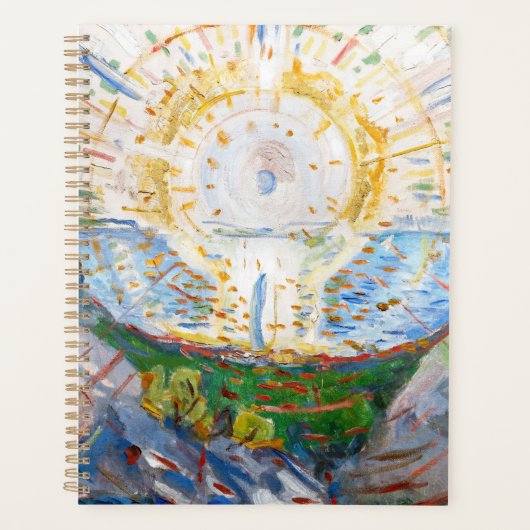 Edvard Munch - The Sun 1912 Planner (Voorkant)