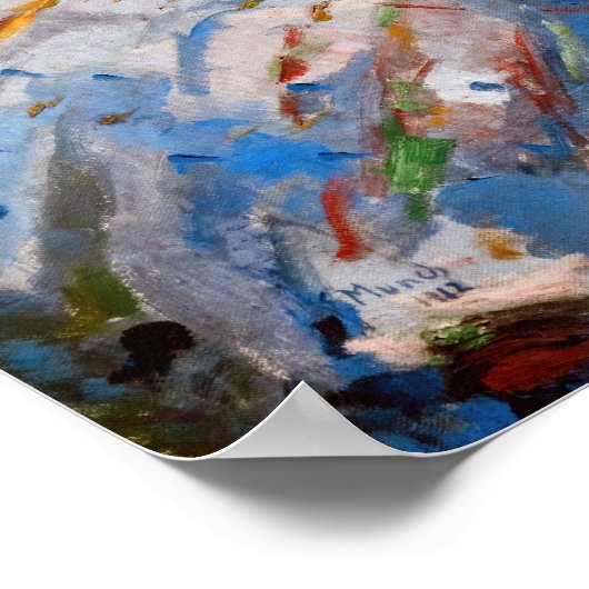 Edvard Munch - The Sun 1912 Poster (Hoek)