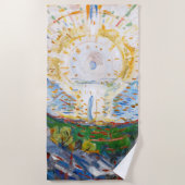 Edvard Munch - The Sun 1912 Strandlaken (Voorkant)