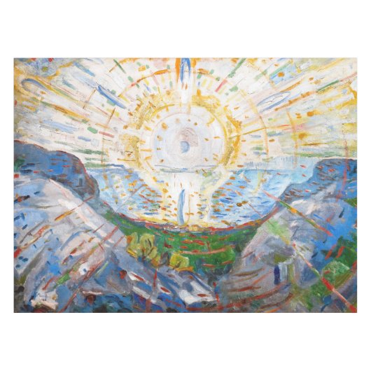 Edvard Munch - The Sun 1912 Tafelkleed (Voorkant (Horizontaal))