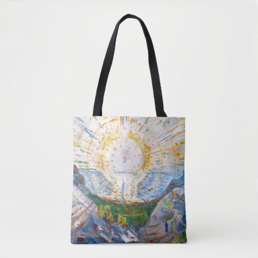 Edvard Munch - The Sun 1912 Tote Bag (Voorkant)