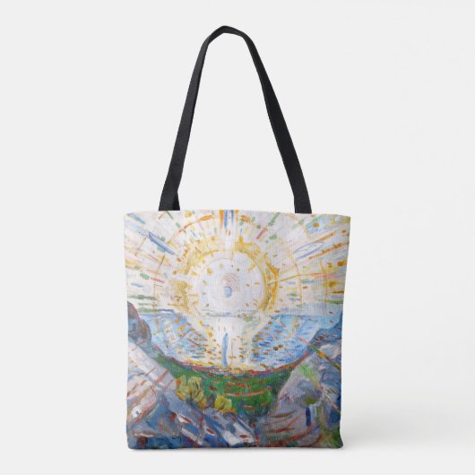 Edvard Munch - The Sun 1912 Tote Bag (Achterkant)