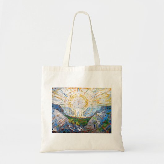 Edvard Munch - The Sun 1912 Tote Bag (Voorkant)