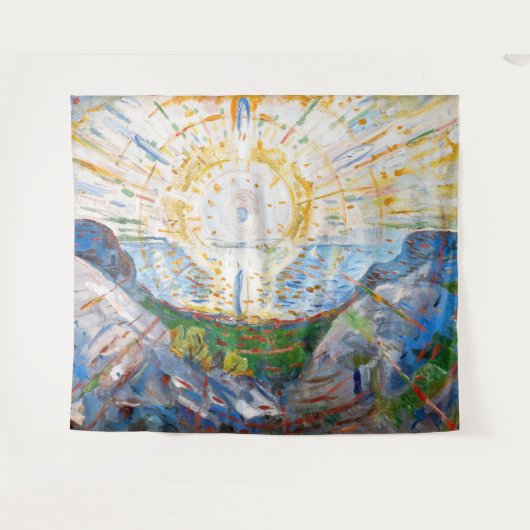 Edvard Munch - The Sun 1912 Wandkleed (Voorkant (horizontaal))