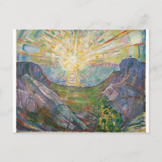 Edvard Munch - The Sun, 1916 Briefkaart (Voorkant)