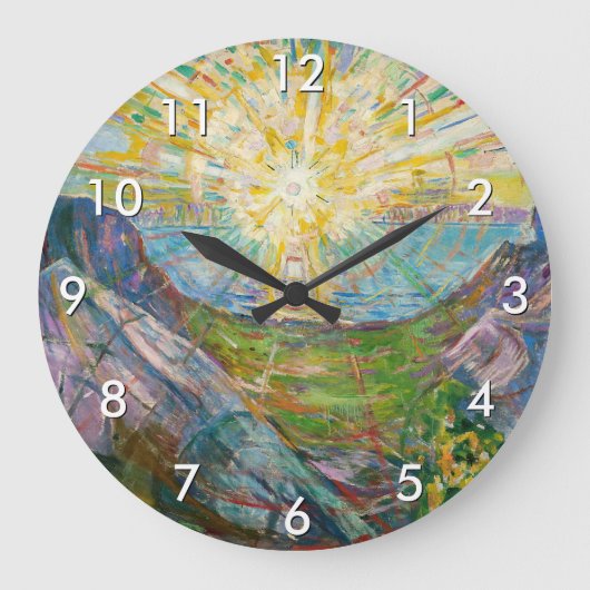 Edvard Munch - The Sun 1916 Grote Klok (Voorkant)