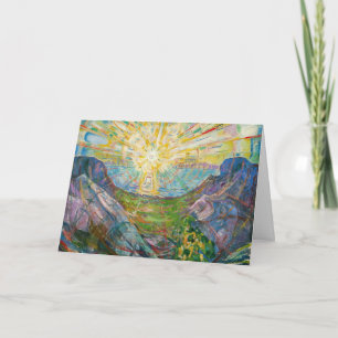 Edvard Munch - The Sun 1916 Kaart