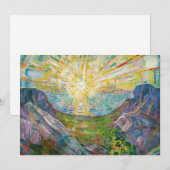 Edvard Munch - The Sun 1916 Kaart (Voorkant / Achterkant)