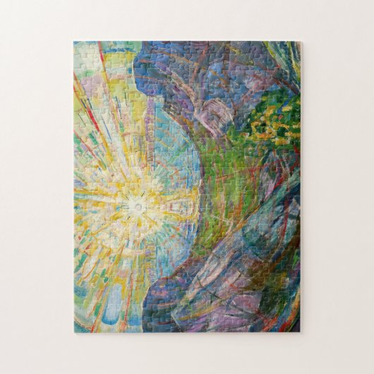 Edvard Munch - The Sun 1916 Legpuzzel (Verticaal)