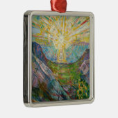 Edvard Munch - The Sun 1916 Metalen Ornament (Rechts)